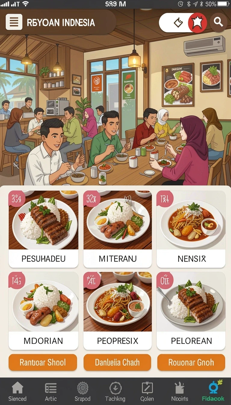 Tampilan utama aplikasi Review Aplikasi okwin yang intuitif dan efisien.